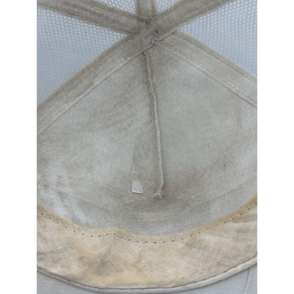 Vintage Ford Motorcraft Air Force 3 Stripe Snapback Hat Identity Tag USA Made - Picture 14 of 14